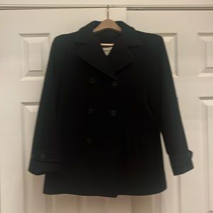 Eddie Bauer wool pea coat petite medium. Comes from smoke-free home.